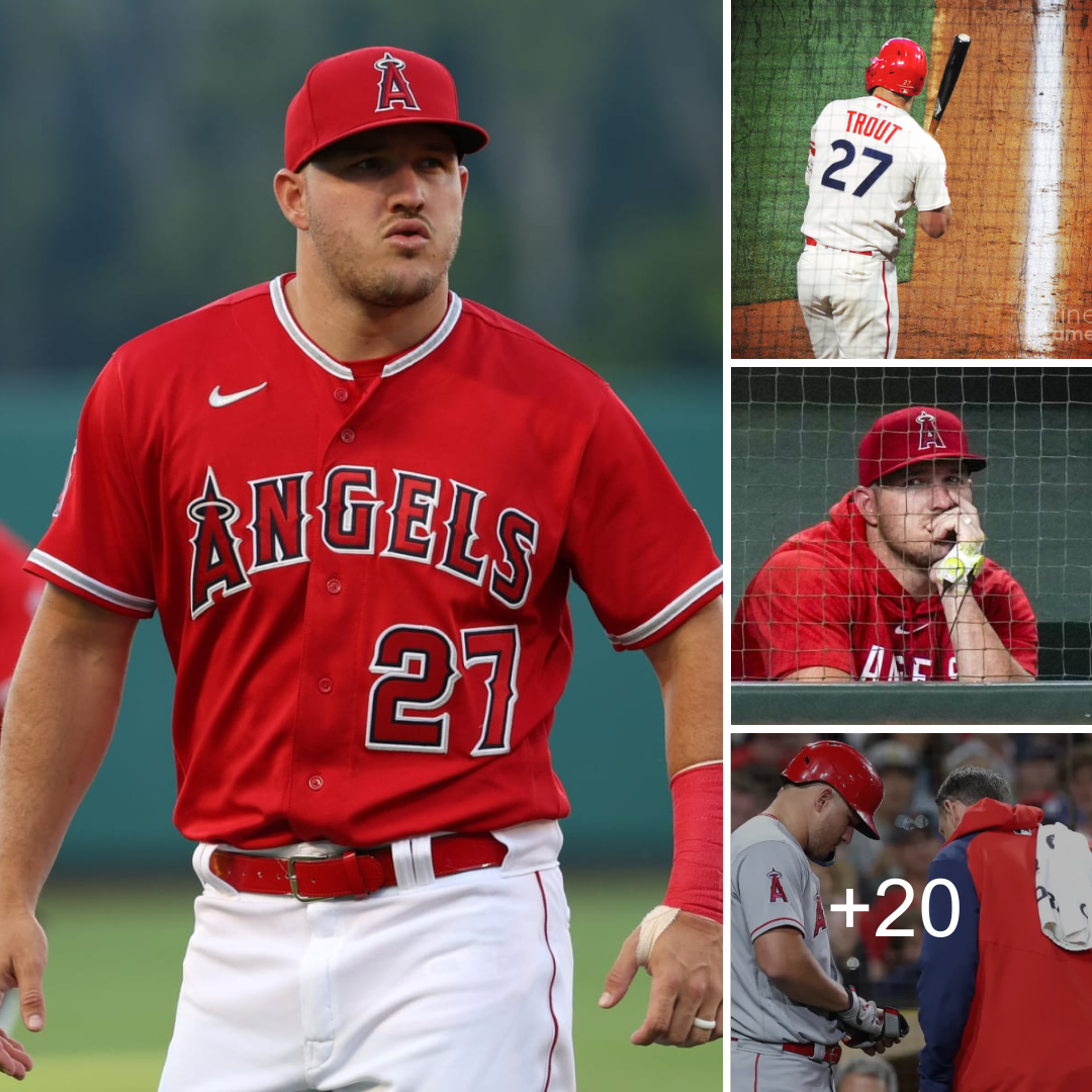 Sad news: Mike Trout will finish the 2023 season on the ιnjured list ...