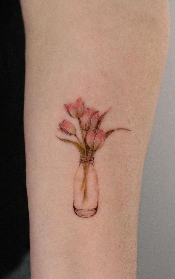 Flower tattoos are extremely lovely and elegant